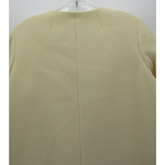 J Crew Jacket 10 Double Cloth Wool Coat Classic City Career Zip Up * - Picture 8 of 11